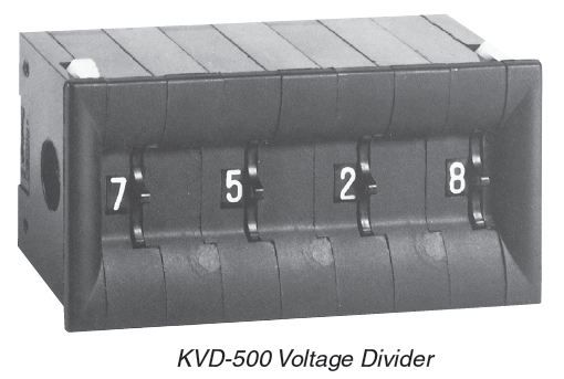 Divisor de voltaje KVD-500 Kelvin-Varley